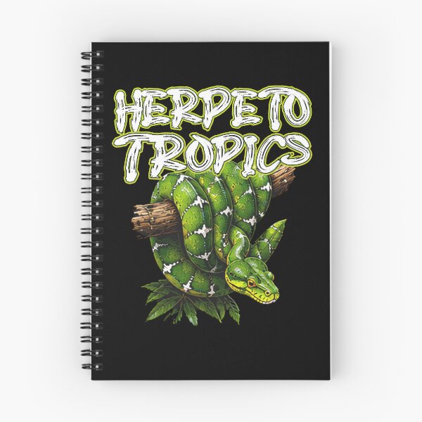 Item preview, Herpeto Tropics Green Tree Snake Reptile Lover Herpetology Zoology Reptile Keeper designed and sold by Jt41.