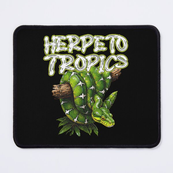 Item preview, Herpeto Tropics Green Tree Snake Reptile Lover Herpetology Zoology Reptile Keeper designed and sold by Jt41.