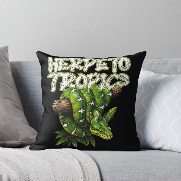 Aperçu de l'œuvre Herpéto Tropics Serpent vert arboricole Passionné de reptiles Herpétologie Zoologie Éleveur de reptiles créée et vendue par Jt41.