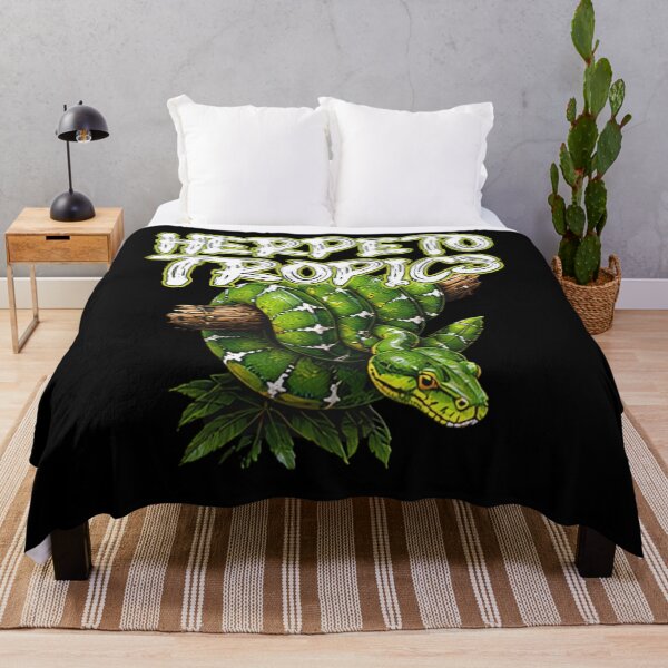 Item preview, Herpeto Tropics Green Tree Snake Reptile Lover Herpetology Zoology Reptile Keeper designed and sold by Jt41.