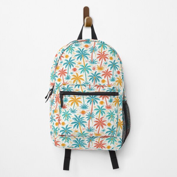 Item preview, Retro Tropical Palm Pattern — Colorful Vintage Coastal Design for Summer Lovers designed and sold by zenturtlemerch.