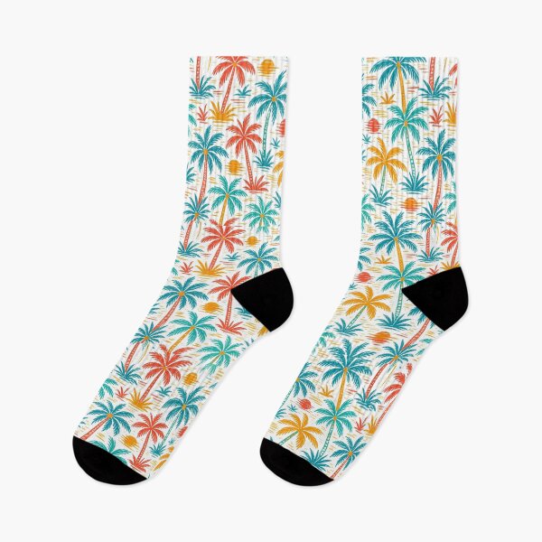 Item preview, Retro Tropical Palm Pattern — Colorful Vintage Coastal Design for Summer Lovers designed and sold by zenturtlemerch.