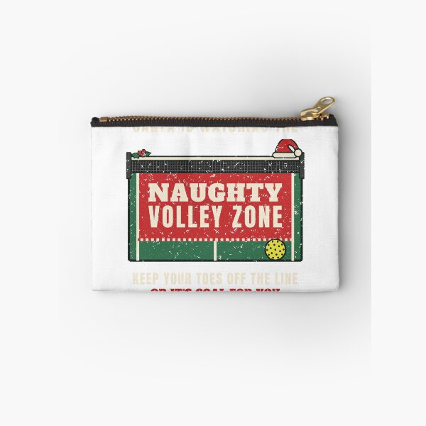 Item preview, Naughty Volley Zone Santa Pickleball Kitchen Funny designed and sold by RobinHoodShirts.