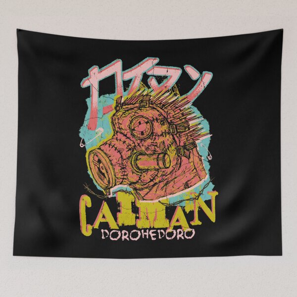 Item preview, Caiman Dorohedoroo Punk Gas Mask Japanese Manga designed and sold by PaulaWo.
