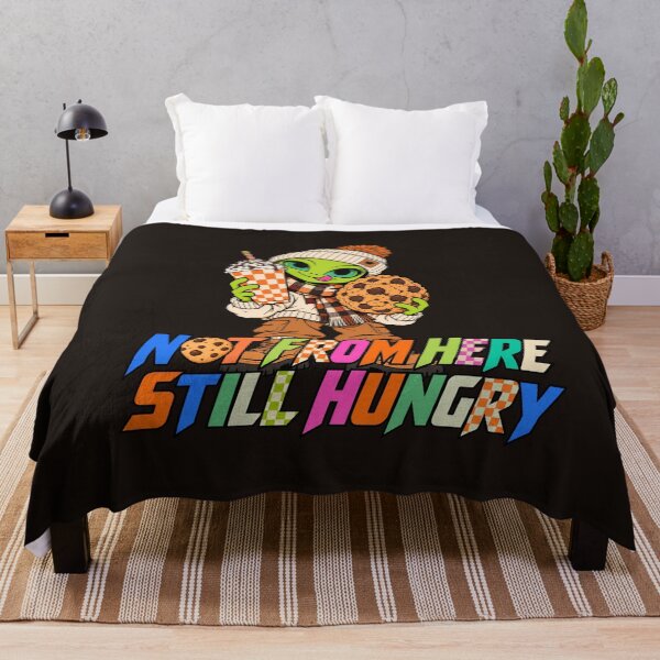Item preview, Not From Here Still Hungry – Funny Alien Coffee & Cookie designed and sold by Aimetoi.