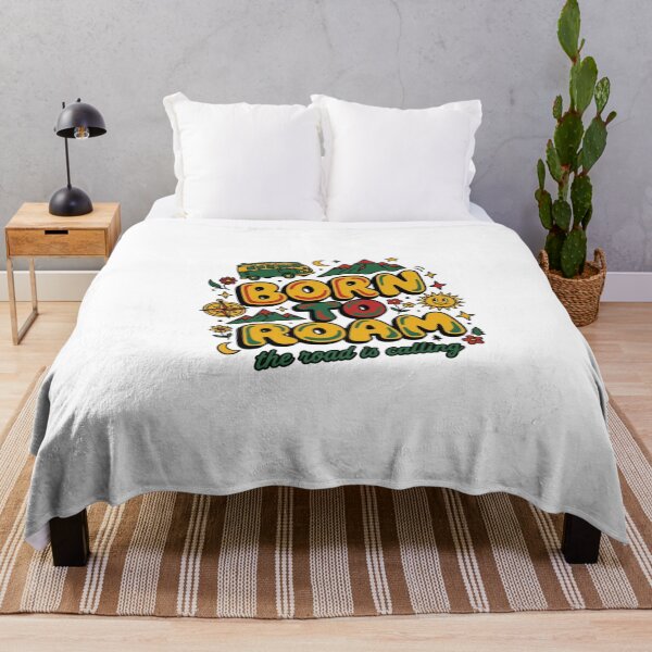 Item preview, Born To Roam — Retro Groovy Free Spirit designed and sold by SMOOTHMARKET.