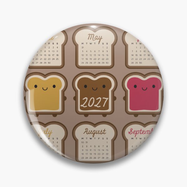 Item preview, Kawaii Bread 2027 Calendar designed and sold by marcelinesmith.