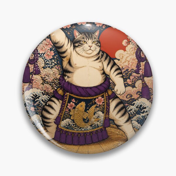 Artikelvorschau, Sumo Cat | Ukiyo-e Cat | Japanese Design entworfen und verkauft von JapanMemoir.