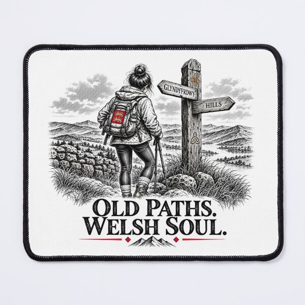 Item preview, Old Paths Welsh Soul Walking Design designed and sold by Roots, Rain & Ridges.