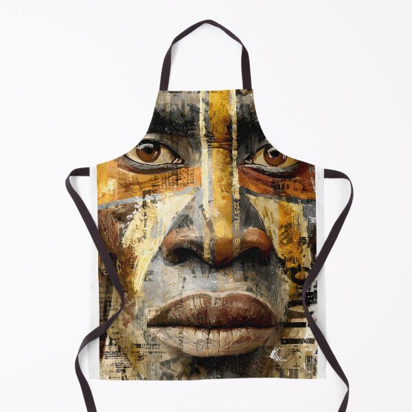 Item preview, Unique Portrait of a Human Face with Abstract Art designed and sold by Artessie.
