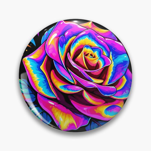 Item preview, Neon Rainbow Rose designed and sold by Regal-Elegances.