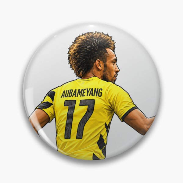 Item preview, Aubameyang Black Yellow 17 designed and sold by VRedBaller.