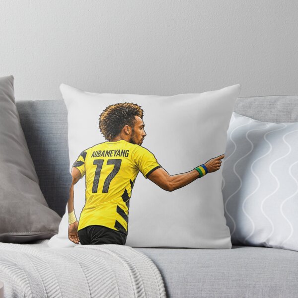 Aperçu de l'œuvre Aubameyang Noir Jaune 17 créée et vendue par VRedBaller.