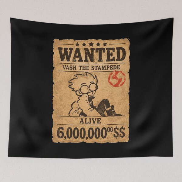 Item preview, Wanted Vash designed and sold by JamiesWebb.