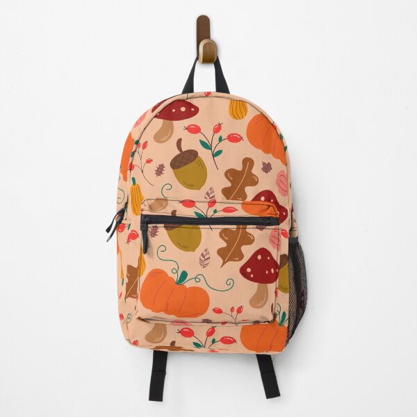 Item preview, Autumn nature patterns – leaves, acorns, mushrooms & pumpkins designed and sold by Christina Angele Design.