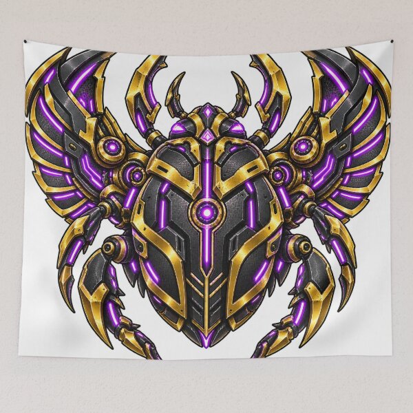 Item preview, Cyberpunk Techwear Cyber Scarab Core Art designed and sold by RiteshCenter .