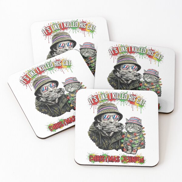 Item preview, Its Like I Killed His Cat Oasis Britpop Punk Christmas Reunion Splatter designed and sold by inkfluenceart.