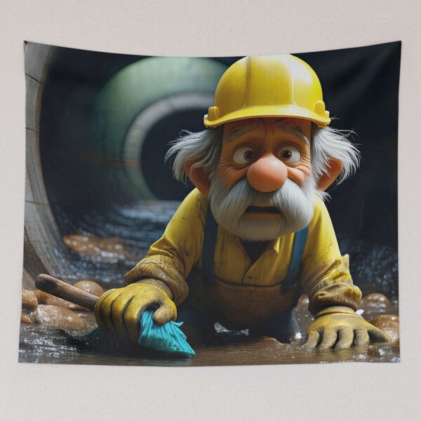 Item preview, Old Fart as a Sewer Worker designed and sold by Colin Bentham.