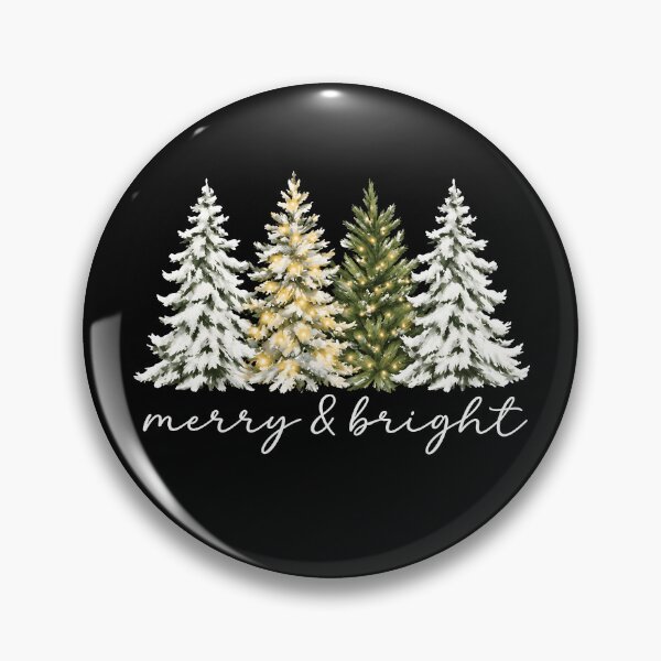 Item preview, Merry And Bright Christmas Tree designed and sold by chizuneart.