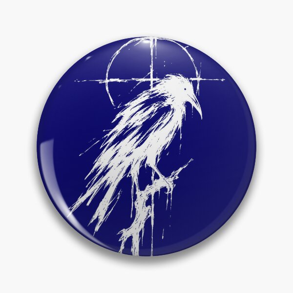 Item preview, Ghostly Raven with Crosshair Symbol designed and sold by InterStore78.