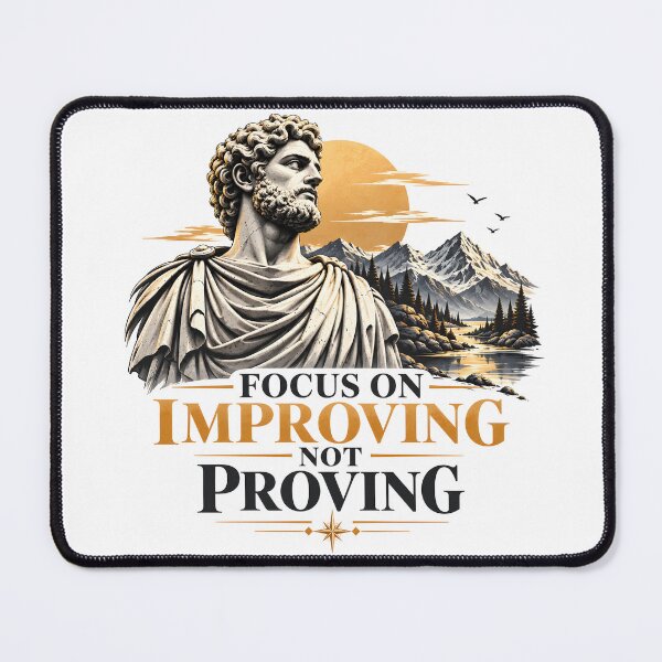 Item preview, Focus on Improving Not Proving – Stoic Motivation designed and sold by naruto4925.