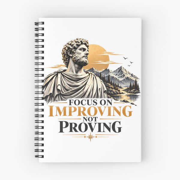 Item preview, Focus on Improving Not Proving – Stoic Motivation designed and sold by naruto4925.