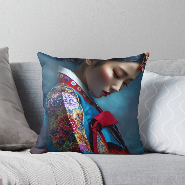 Item preview, Elegant Traditional Korean Hanbok Portrait Photography designed and sold by Artessie.