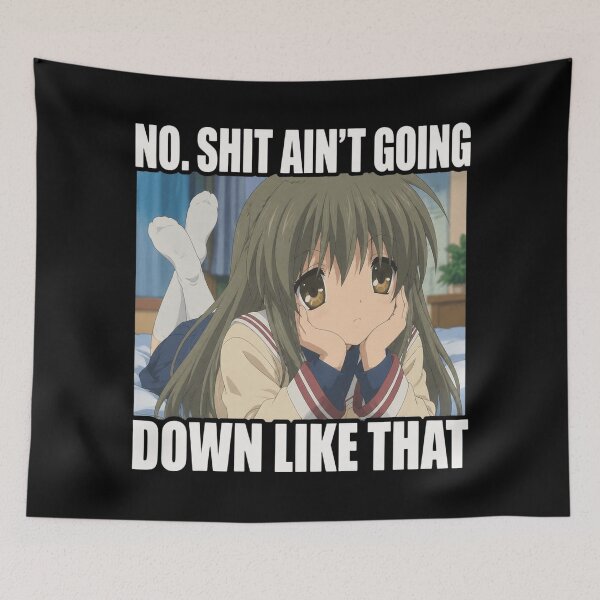 Item preview, Clannad Meme | Cute Anime designed and sold by GrossrobertArts.