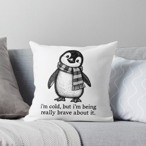 Item preview, I'm Cold But Being Really Brave designed and sold by StarSplatter.