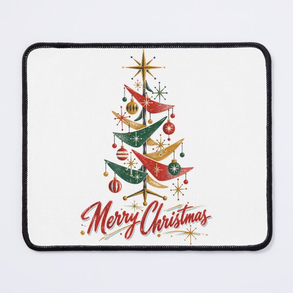 Item preview, Mid Century Modern Christmas Tree Retro designed and sold by Watercolorsart.