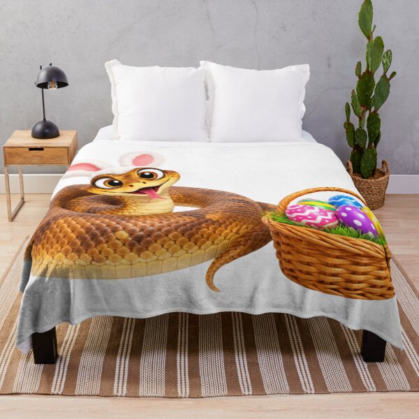 Item preview, Cheerful Eastern Brown Snake Easter designed and sold by Sillytoe.