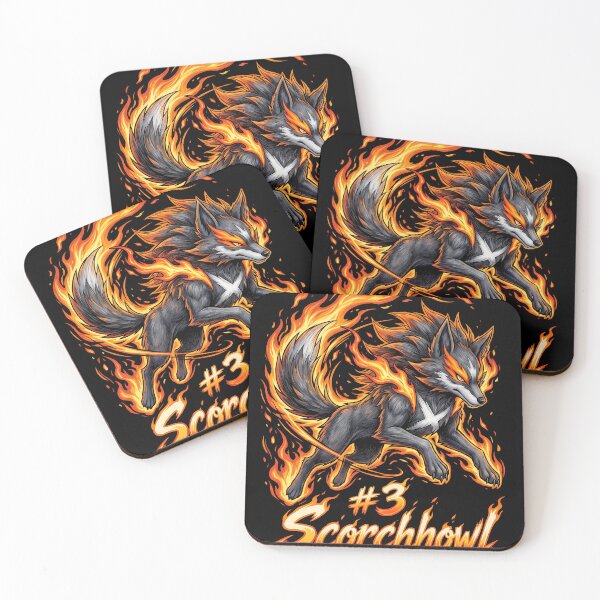 Item preview, Scorchhowl ANIIMO Elemental Monster Collector Tee designed and sold by Senpaiwaves.