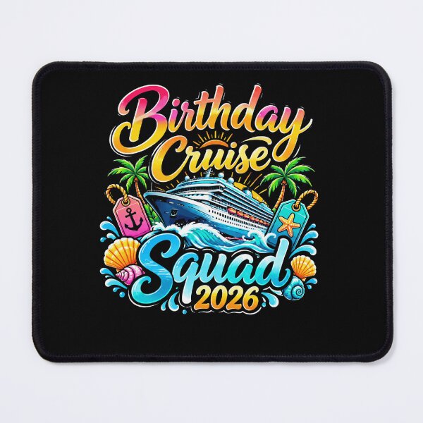 Item preview, Birthday Cruise Squad 2026 Group Vacation Celebration designed and sold by FolkGraphics.