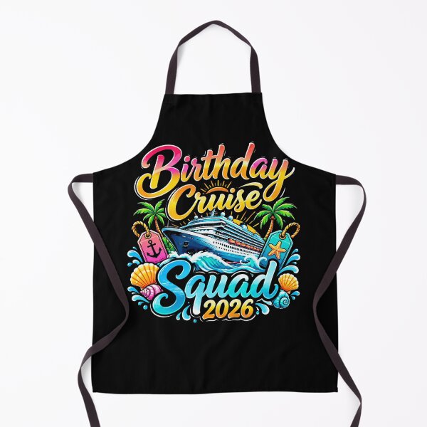Item preview, Birthday Cruise Squad 2026 Group Vacation Celebration designed and sold by FolkGraphics.