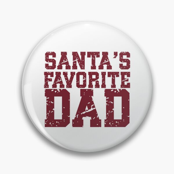 Item preview, Santa's Favorite Dad | Funny Christmas Dad Quote | Vintage Christmas & Fatherhood Humor designed and sold by stylishdzign.