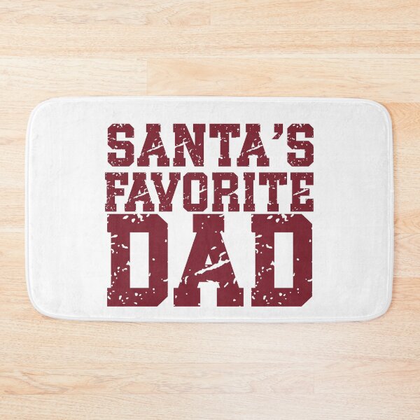 Item preview, Santa's Favorite Dad | Funny Christmas Dad Quote | Vintage Christmas & Fatherhood Humor designed and sold by stylishdzign.