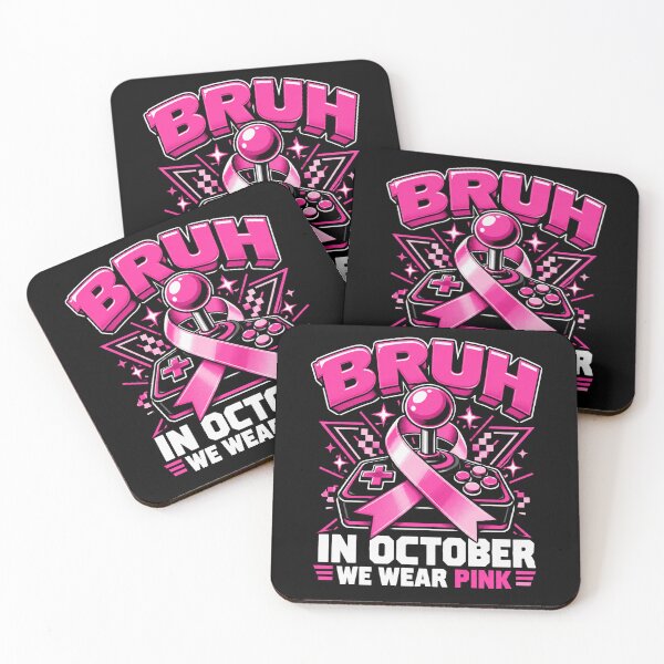 Item preview, Bruh In October We Wear Pink Gaming Breast Cancer Awareness Supporter designed and sold by FolkGraphics.