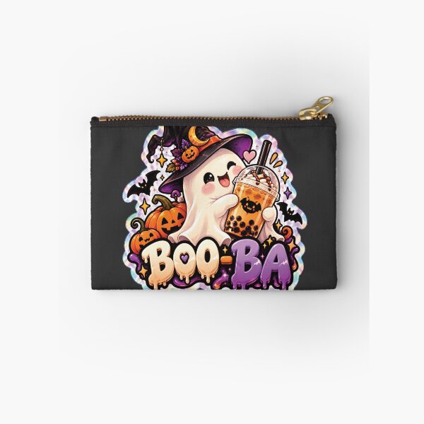 Item preview, BOO-BA – Cute Halloween Ghost Boba Tea Sticker designed and sold by WeirdSketcher.