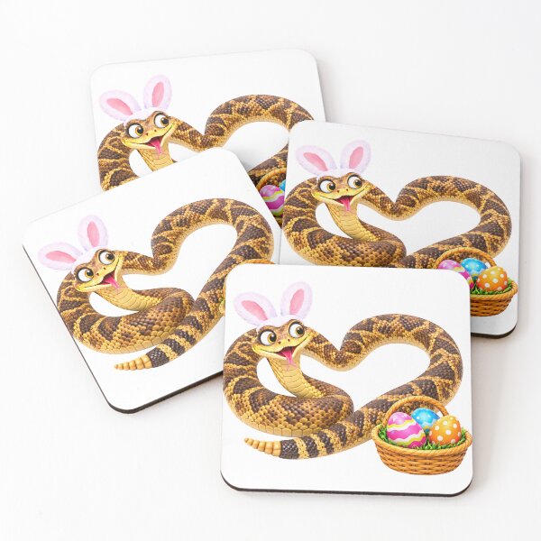 Item preview, Joyful Eastern Diamondback Rattlesnake Easter designed and sold by Sillytoe.