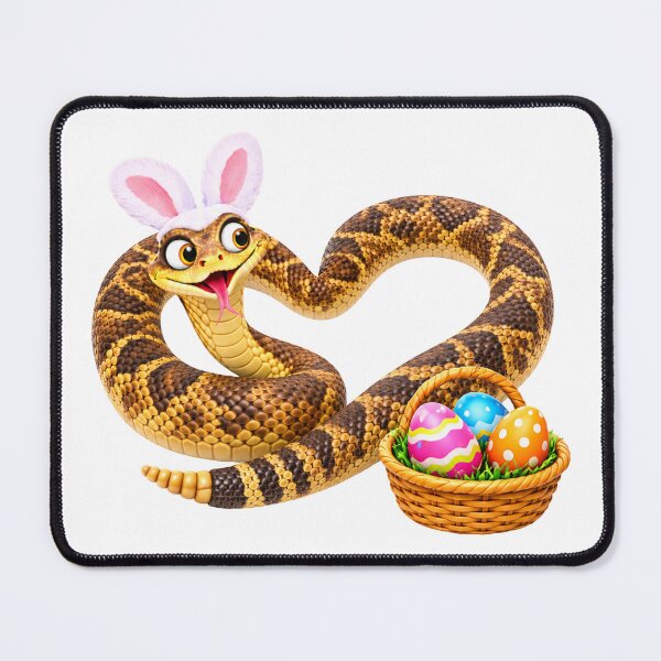 Item preview, Joyful Eastern Diamondback Rattlesnake Easter designed and sold by Sillytoe.