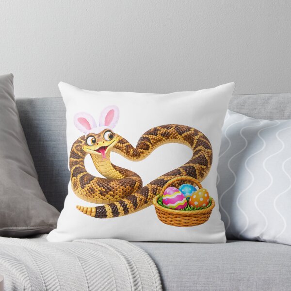 Item preview, Joyful Eastern Diamondback Rattlesnake Easter designed and sold by Sillytoe.