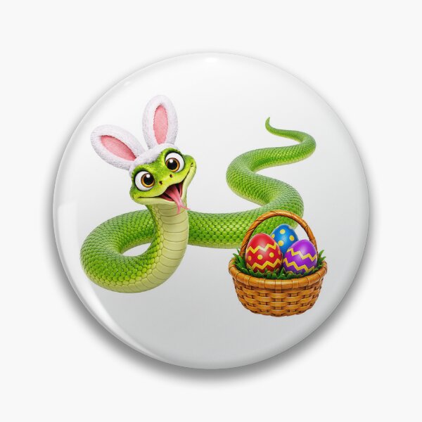 Item preview, Playful Eastern Green Mamba Easter designed and sold by Sillytoe.