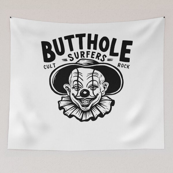 Aperçu de l'œuvre Clown des surfeurs de Butthole créée et vendue par TinyToesPre.