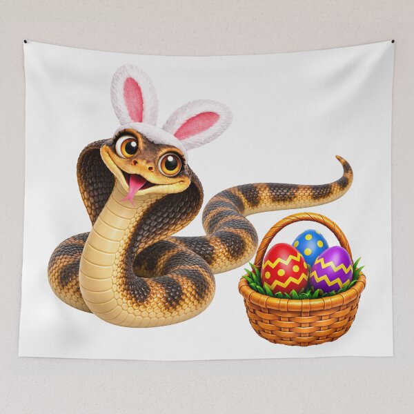 Item preview, Cheerful Egyptian Cobra Easter designed and sold by Sillytoe.