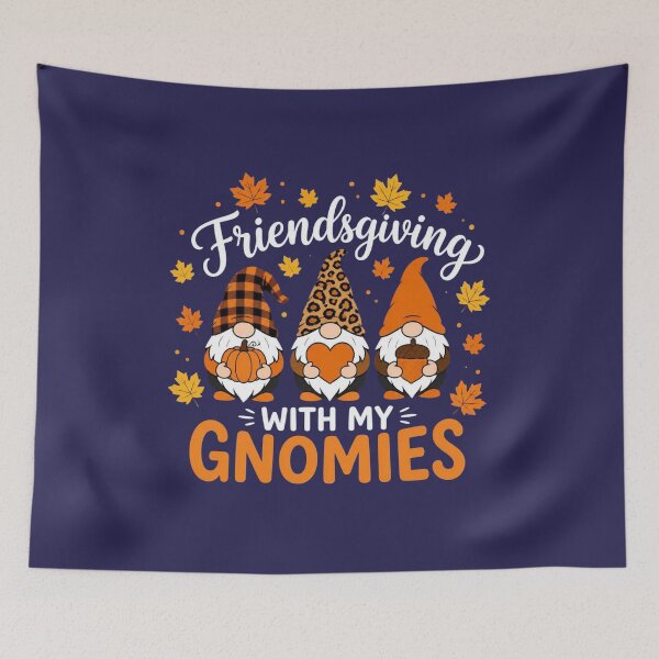 Item preview, Friendsgiving With My Gnomies – Funny Fall Gnome Thanksgiving designed and sold by FestivityFinds.