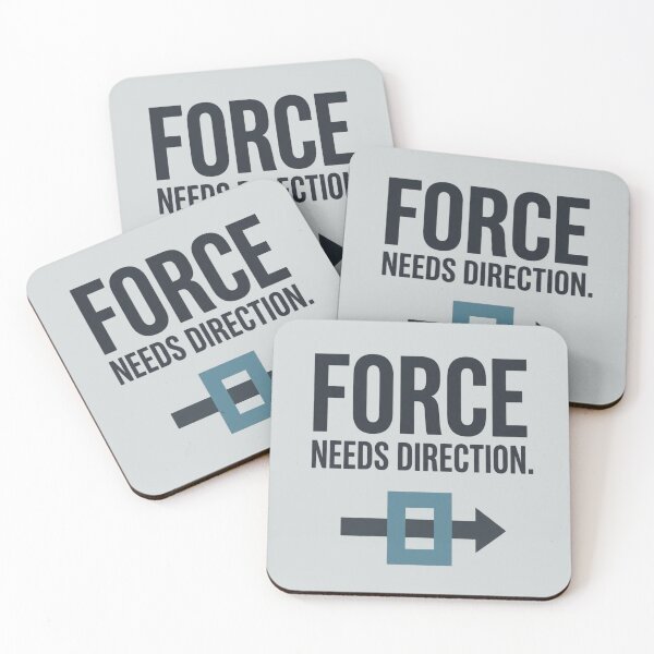 Item preview,  Force Needs Direction Mechanical Engineering Applied Mechanics designed and sold by Amr Darwish Graphic designer.