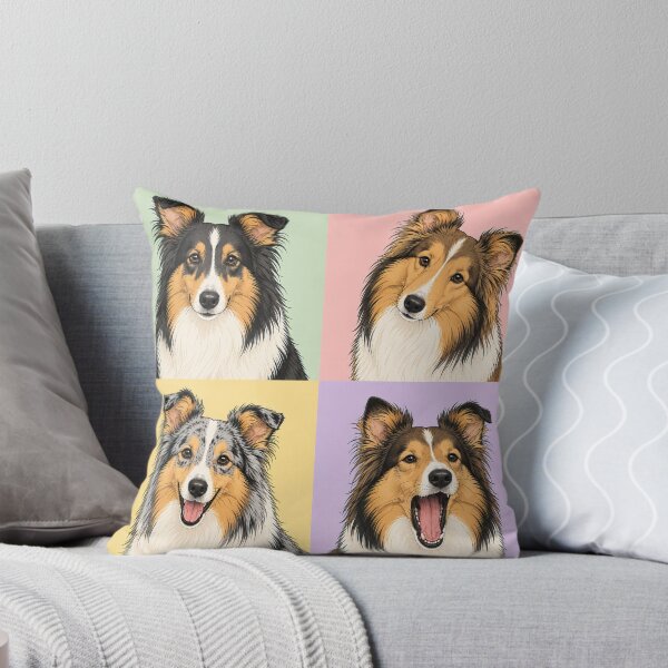 Item preview, Sheltie Dog Pop Art Portraits designed and sold by pixiedustpaint.