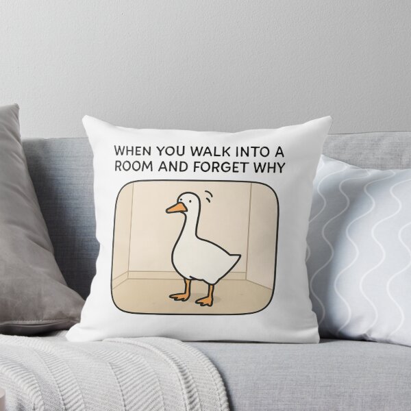 Item preview, Cute Goose With A Memory Of A Goldfish designed and sold by ManiaPopShop.