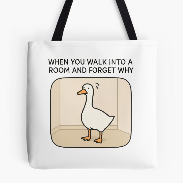 Item preview, Cute Goose With A Memory Of A Goldfish designed and sold by ManiaPopShop.