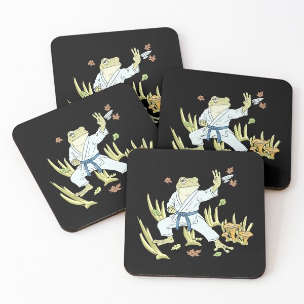 Item preview, Frog Karate Martial Arts Cute Goblincore Japanese Aesthetic designed and sold by LeshanArt.